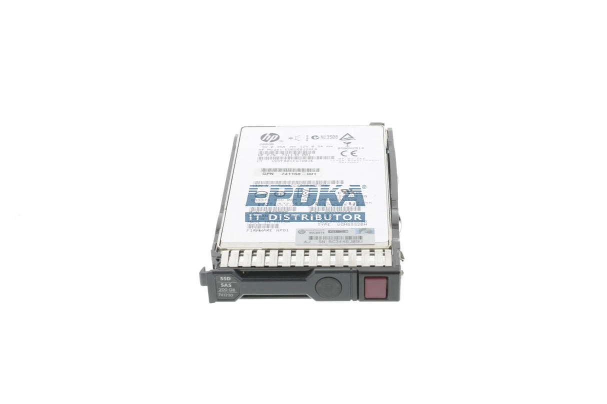 HP 741151-B21 HP 200GB 12G SAS High Endurance SFF 2.5-in SC Enterprise Performance 3yr Wty Solid State Drive