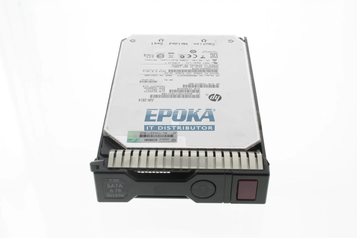HP 753874-B21 HP 6TB 6G SATA 7.2K rpm LFF (3