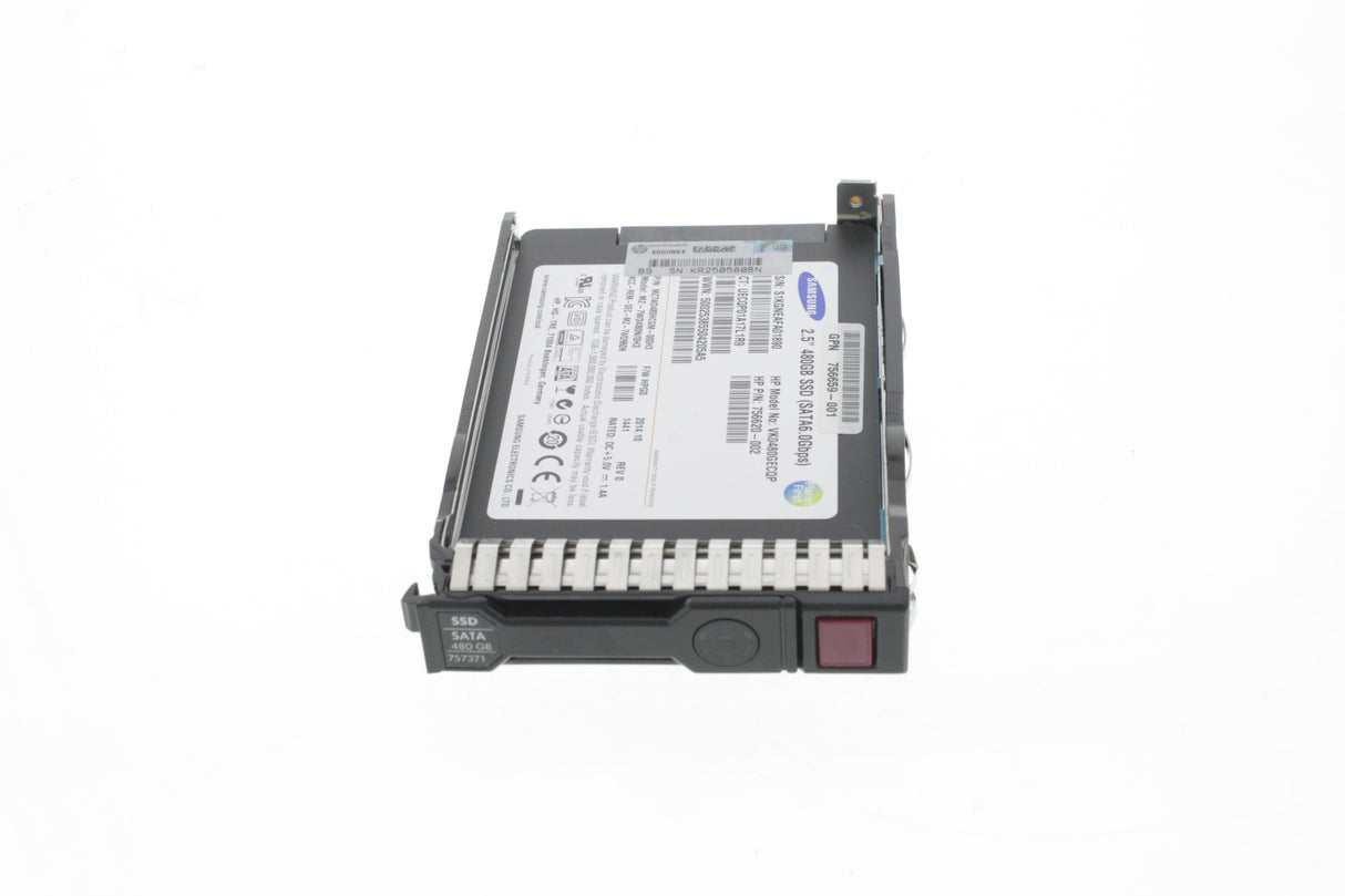 HP 480GB SATA 6G Value Enduran SFF (2.5in) SC SSD