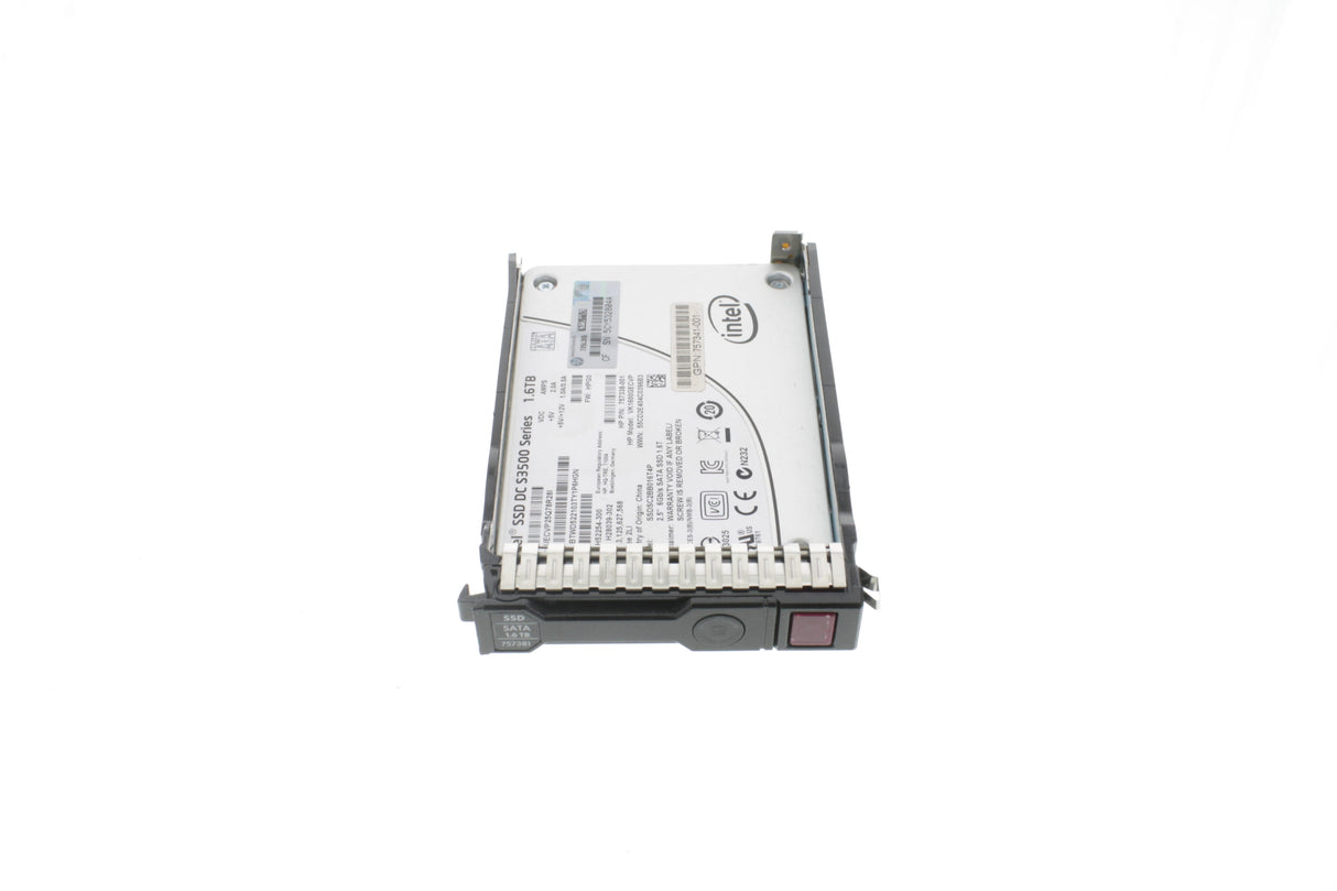 HP 757339-B21 HP 1.6TB 6G SATA Value Endurance SFF 2.5-in SC Enterprise SSD