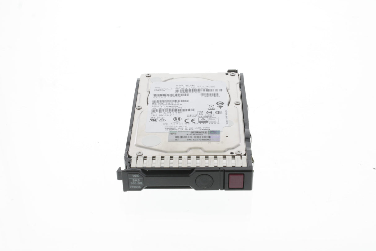 HP 759208-B21 HP 300GB 12G SAS 15K SFF HDD
