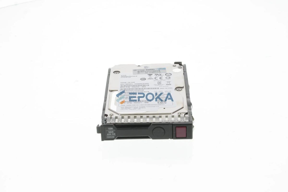 HPE 600GB SAS 12G 15K Enterprise SFF (2.5in) SC HDD