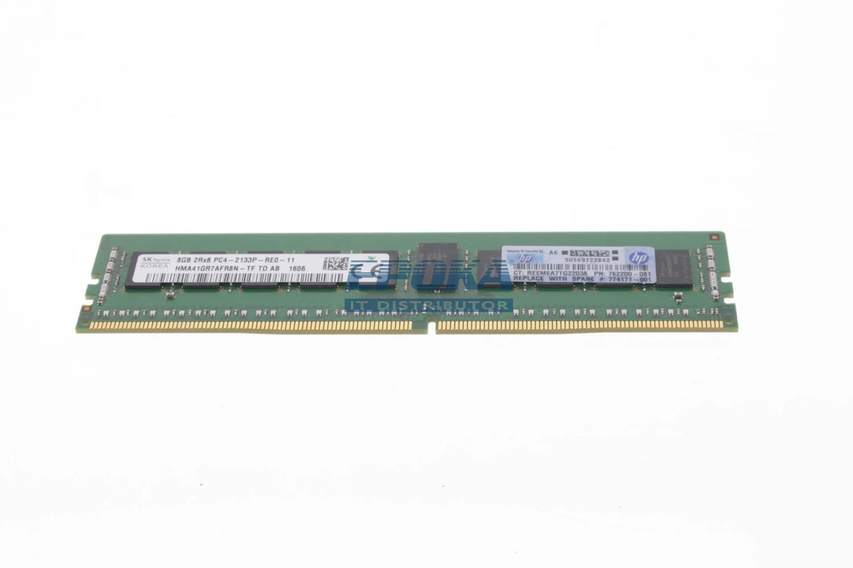 HP 759934-B21 HP 8GB 2Rx8 PC4-17000P-R DDR4-2133MHZ 1.2V RDIMM