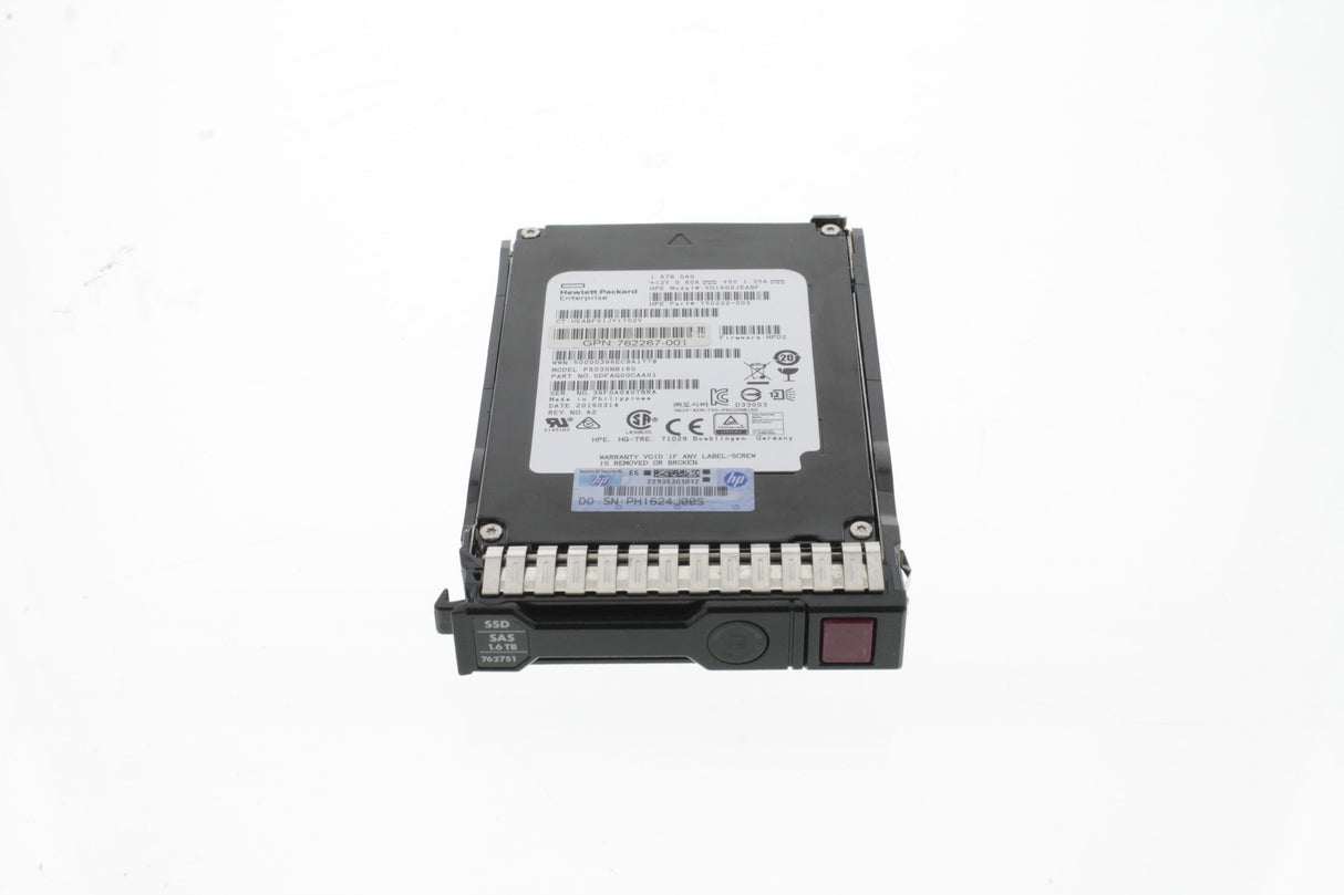 HP 762263-B21 HP 1.6TB 12G SAS Value Endurance SFF 2.5-in SC