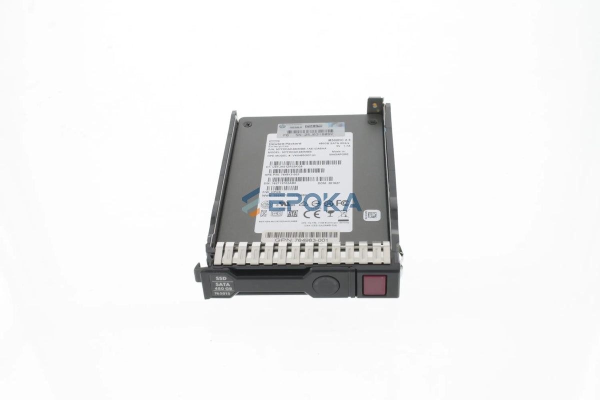 HP 764927-B21 HP 480GB 6G SATA Value Enduran