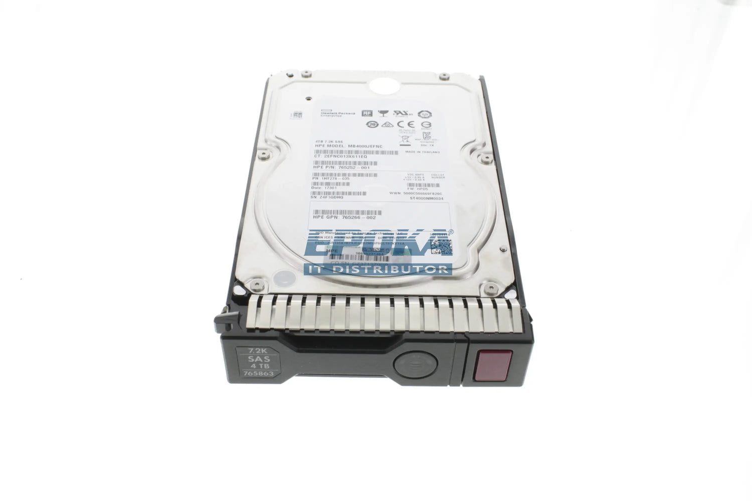 HP 765257-B21 HPE 4TB SAS 12G MIDLINE 7.2K