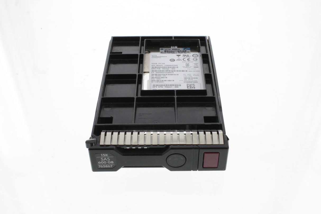 HP 765424-B21 HP 600GB 12G SAS 15K 3.5IN ENT