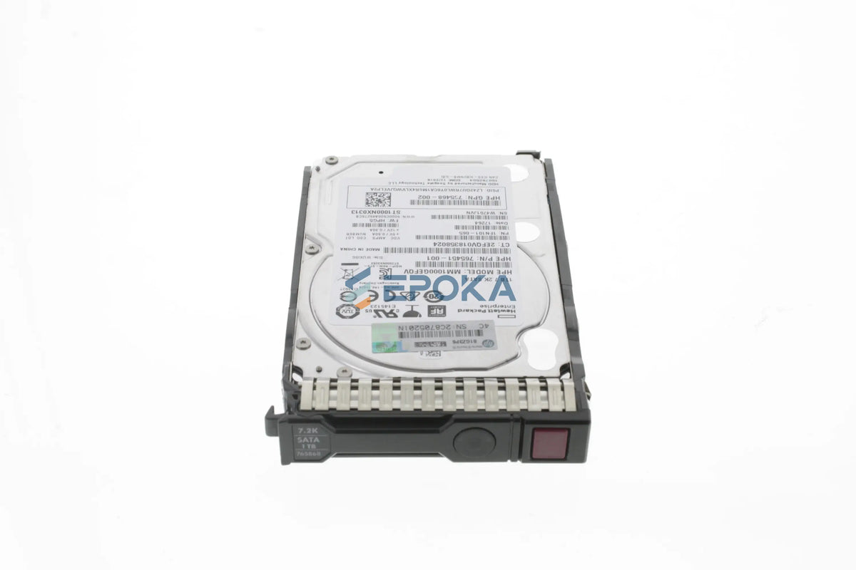 HPE 1TB SATA 6G Midline 7.2K SFF (2.5in) SC HDD