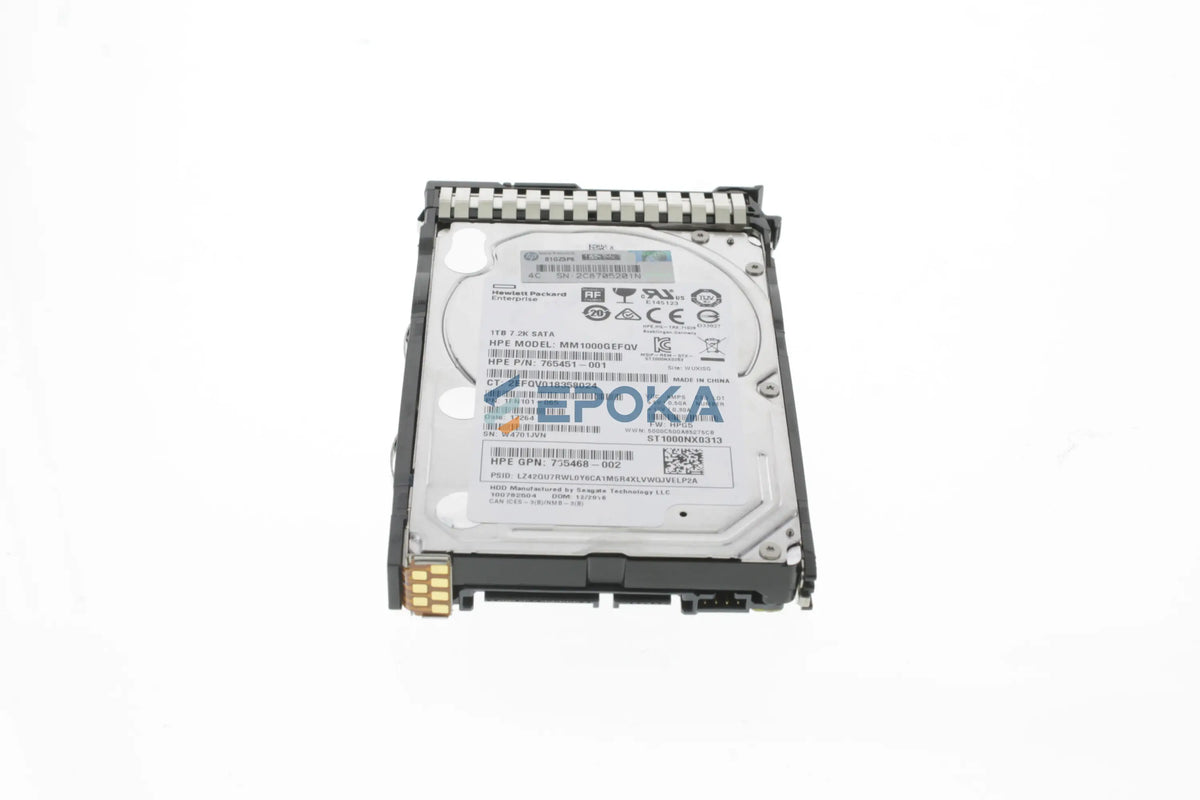 HPE 1TB SATA 6G Midline 7.2K SFF (2.5in) SC HDD