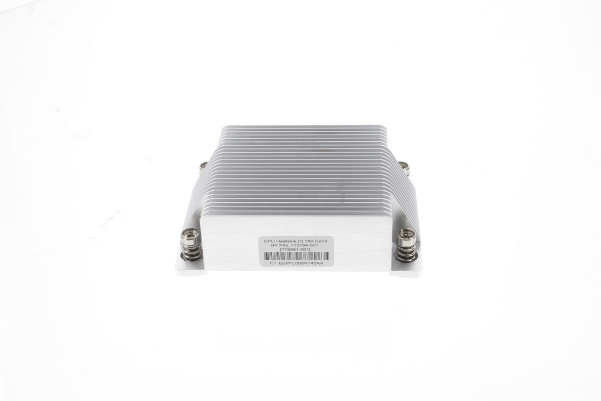 Screw-down type processor heatsink - Screws to the system I/O board