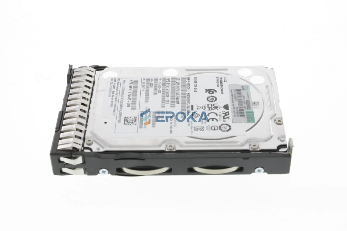 HPE 600GB SAS 12G 10K Enterprise SFF (2.5in ) SC HDD