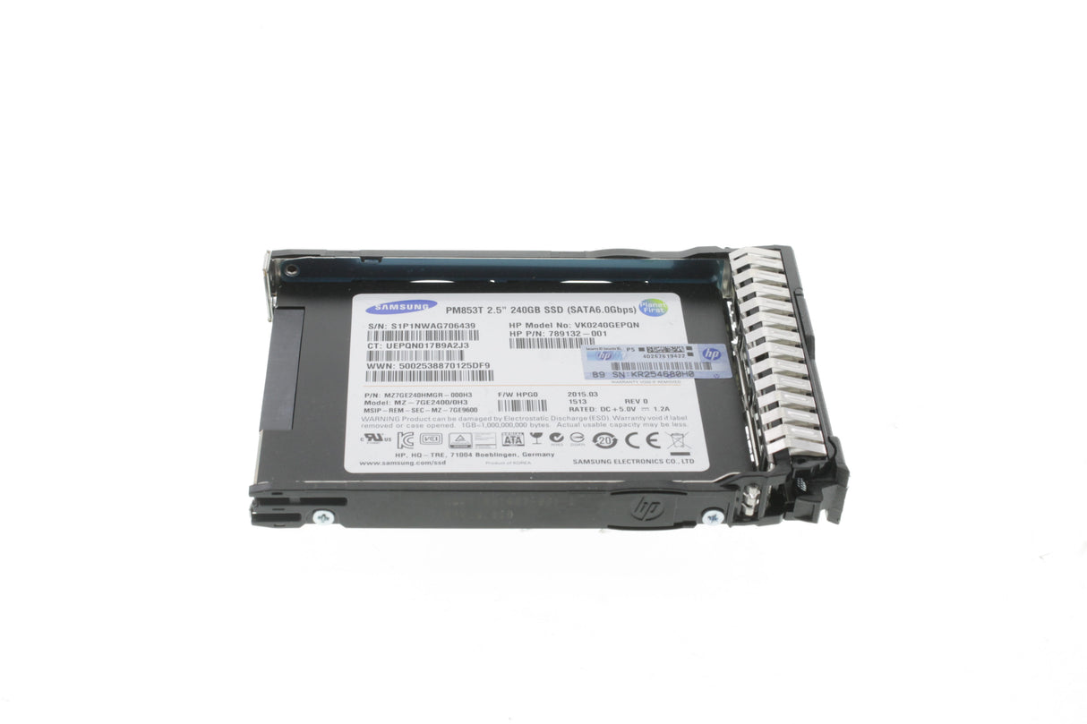 HP 789135-B21 HP 240GB 6G SATA Read Intensive SSD