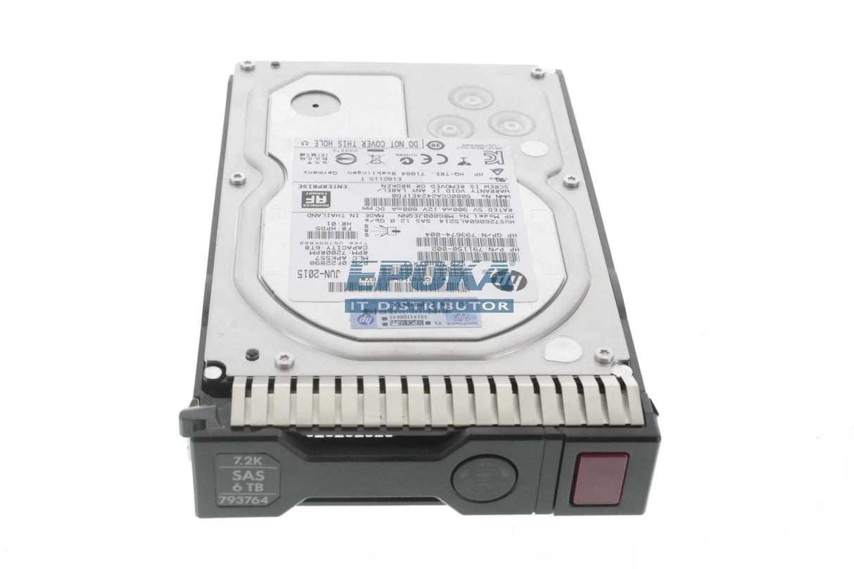 HP 793671-B21 HP 6TB 12G SAS 7.2K rpm LFF (3
