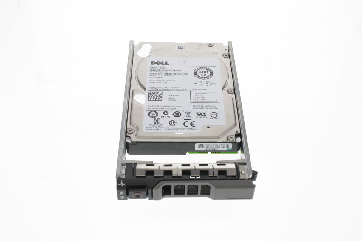 Dell 7YX58 Disk 600GB 10K 6G SAS 2.5"