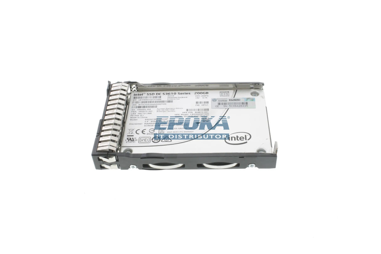 HP 804613-B21 HPE 200GB SATA 6G MIXED USE SF