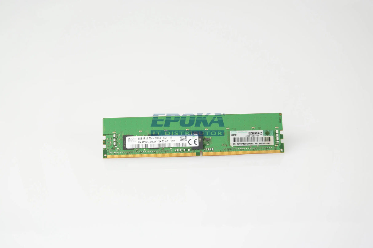 HP 815097-B21 HPE 8GB 1RX8 PC4-21300V-R