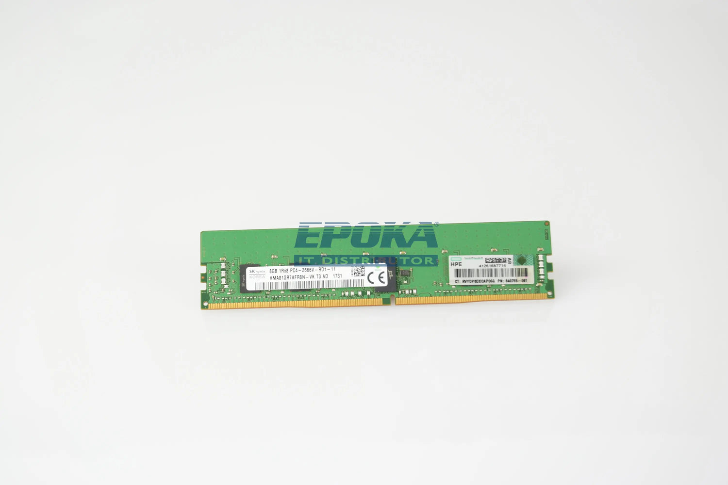 HP 815097-B21 HPE 8GB 1RX8 PC4-21300V-R