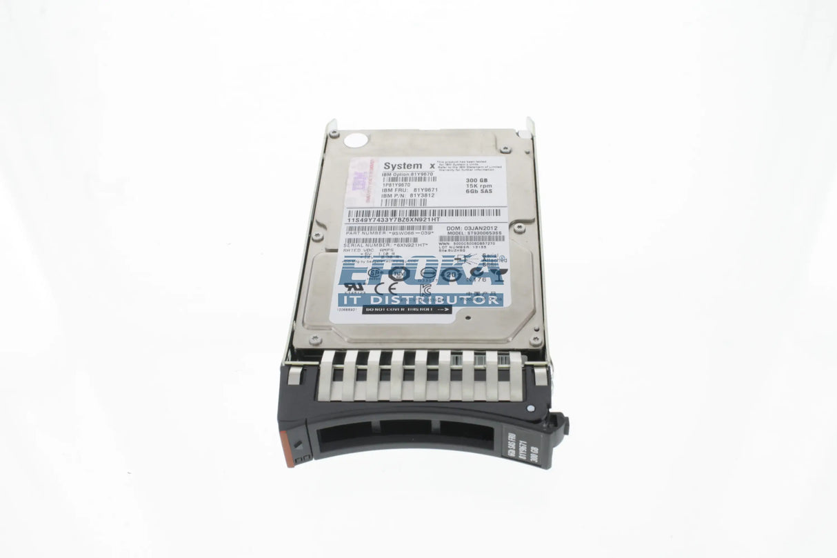 IBM 81Y9670 IBM 300GB 15K 6Gbps SAS 2.5"