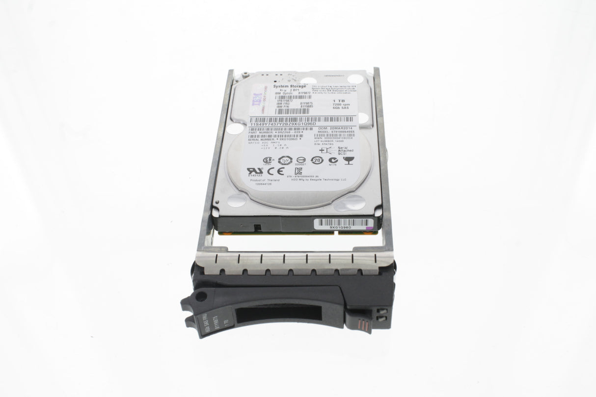 IBM 81Y9875 1TB 2.5" 7.2K NL-SAS HDD