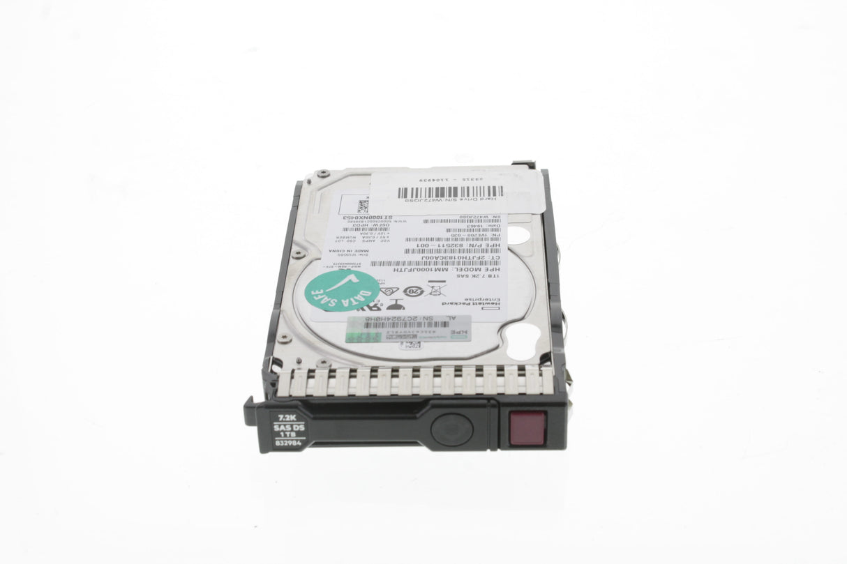 HPE 1TB SAS 12G Midline 7.2K SFF (2.5in) SC HDD