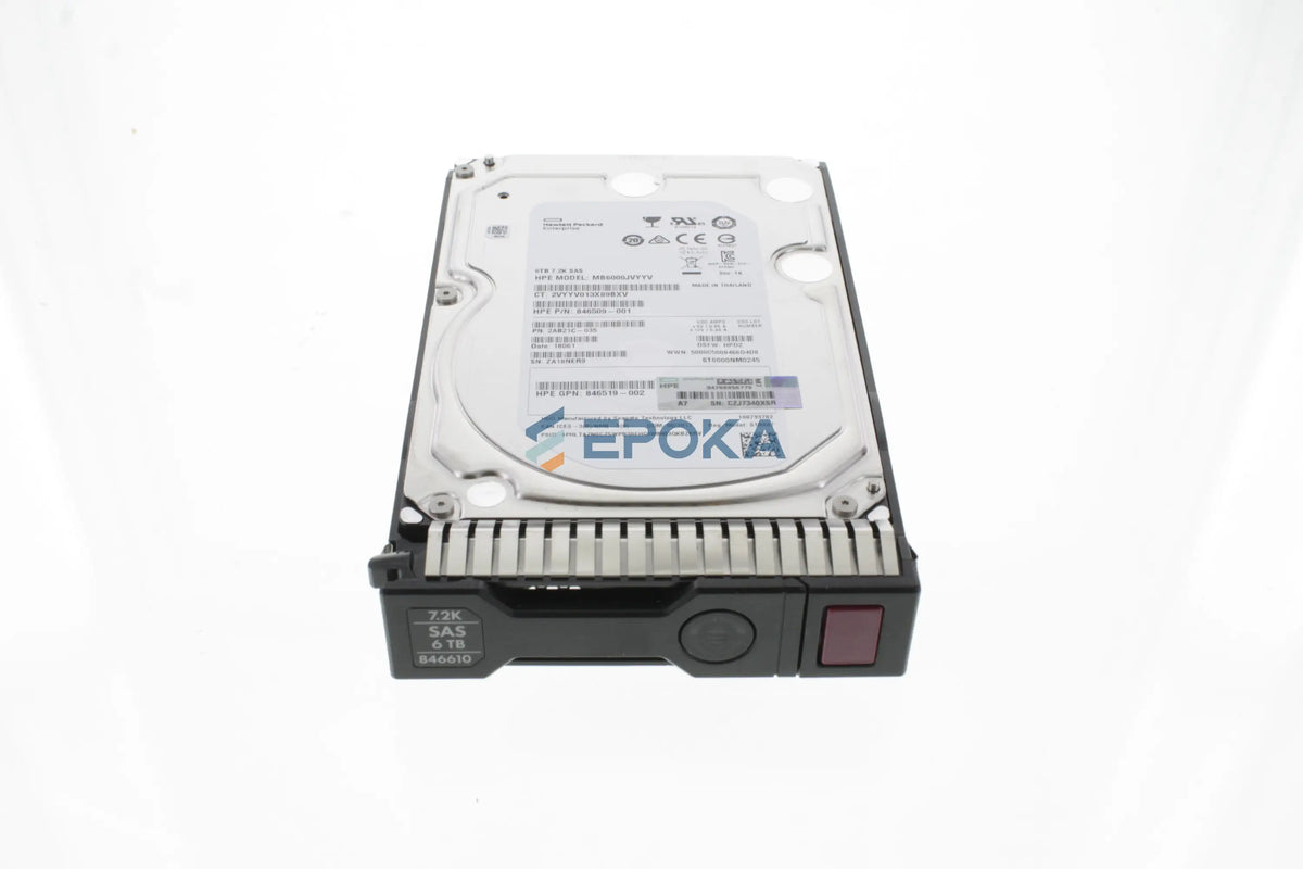 HPE 6TB SAS 12G 7.2K Midline LFF (3.5in) SC HDD