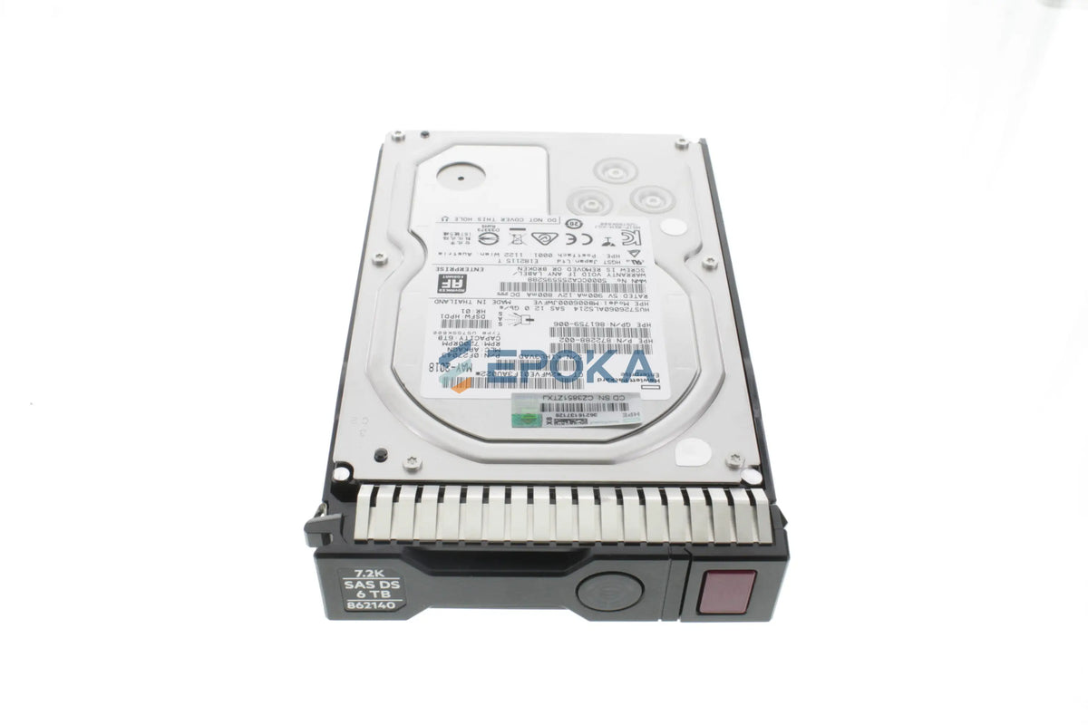 HP 861754-B21 HPE 6TB SAS 12G Midline 7.2K LFF (3.5in)