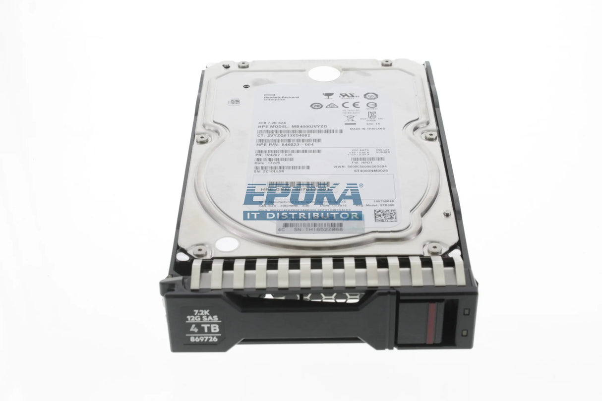 HP 869726-001 HP 4TB SAS 6G 7.2K LFF StoreOnce Hard drive