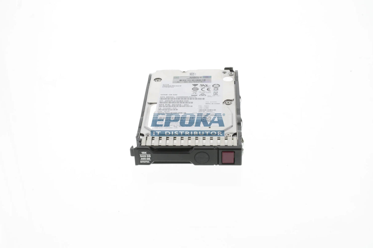 HP 870757-B21 HPE 600GB SAS 12G Mission Critical 15K SFF SC