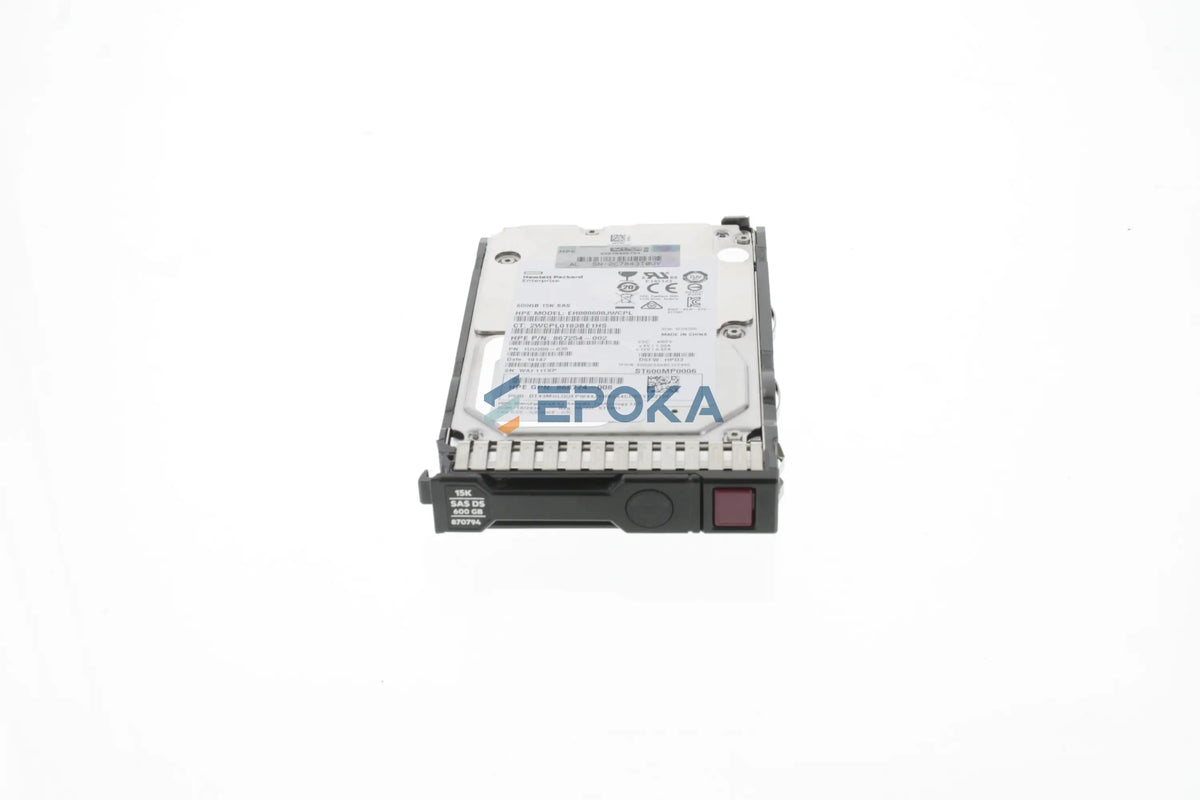 HPE 600GB SAS 12G Mission Critical 15K SFF (2.5in) SC HDD