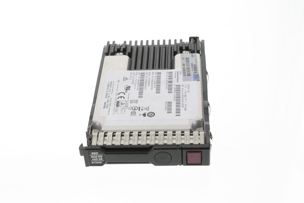 HP 872374-B21 HPE 400GB SAS 12G Mixed Use SFF (2.5in) SC 3yr Wty Digitally Signed Firmware SSD