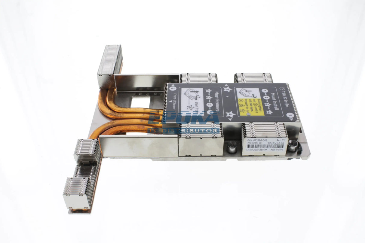 HP 872453-001 Heatsink 1U high performance DL360 G10