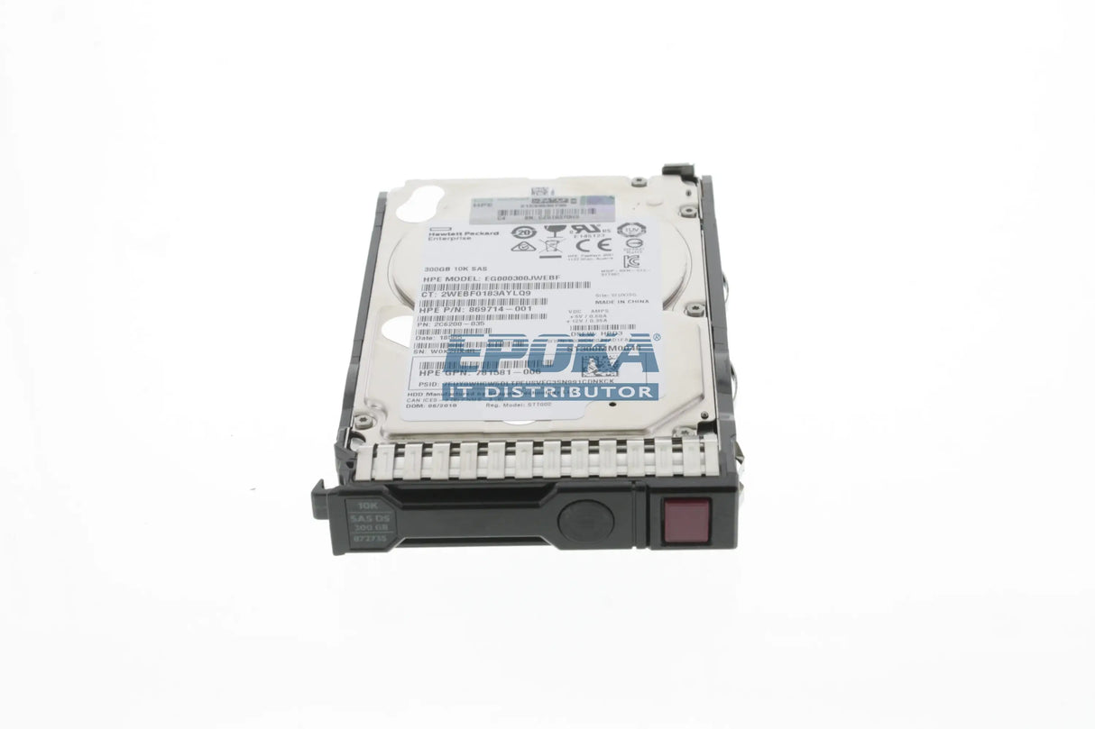 HP 872475-B21 HPE 300GB SAS 12G Enterprise
