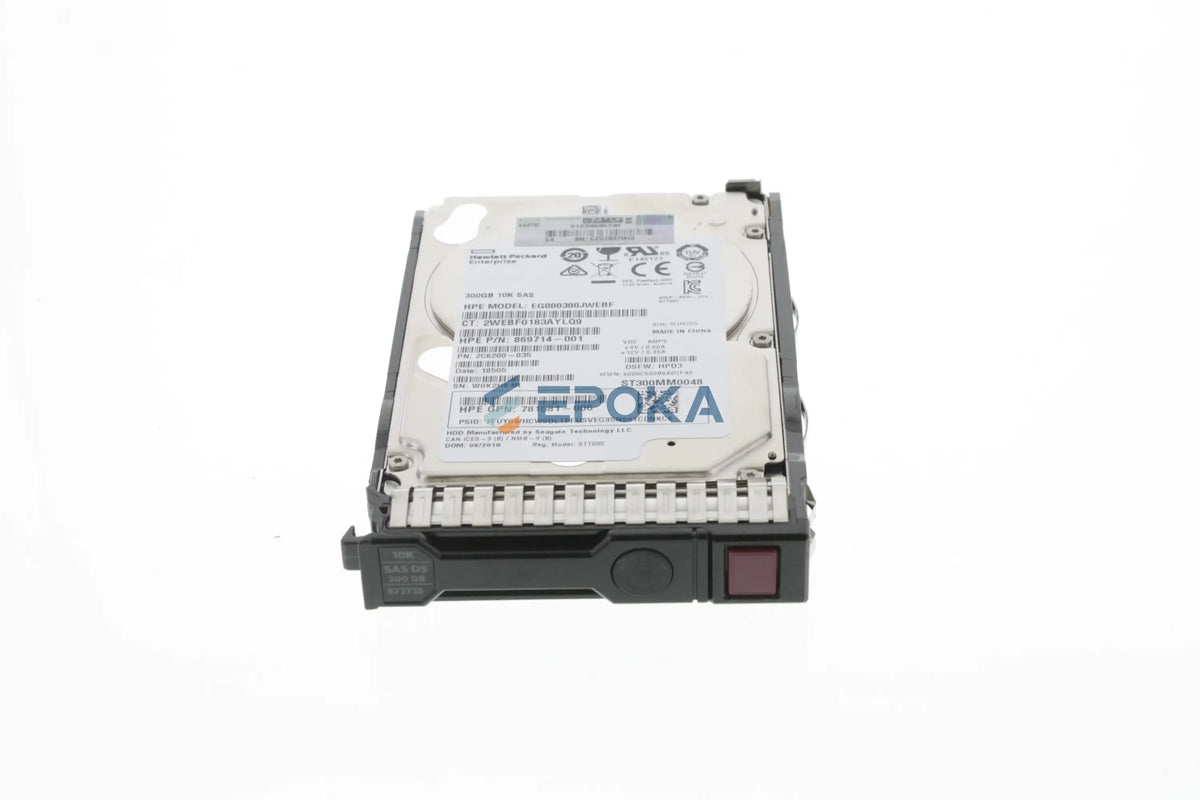 HPE 300GB SAS 12G Mission Critical 10K SFF (2.5in) SC HDD