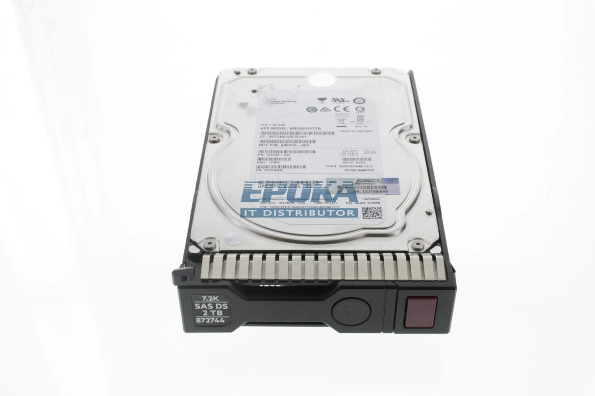 HP 872485-B21 HPE 2TB SAS 12G Midline 7.2K LFF (3.5in) SC HDD