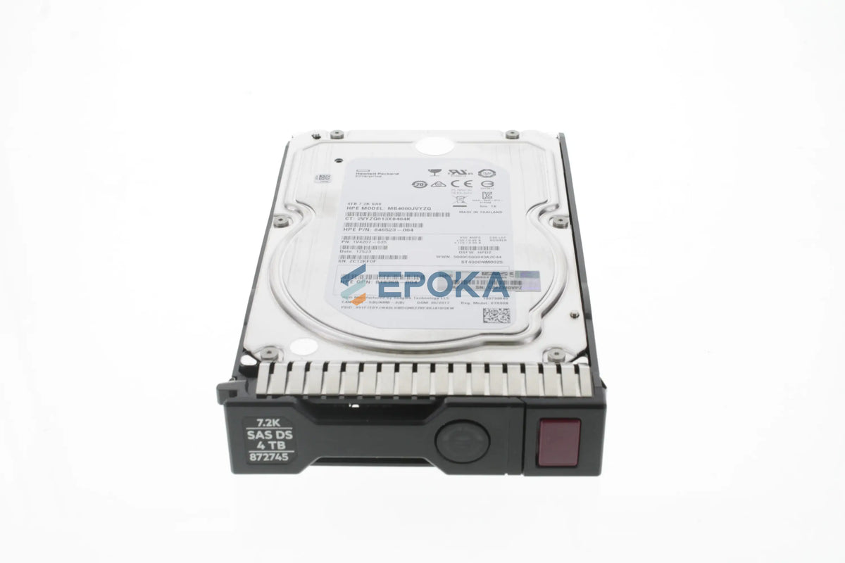 HPE 4TB SAS 12G 7.2K Midline LFF (3.5in) SC HDD
