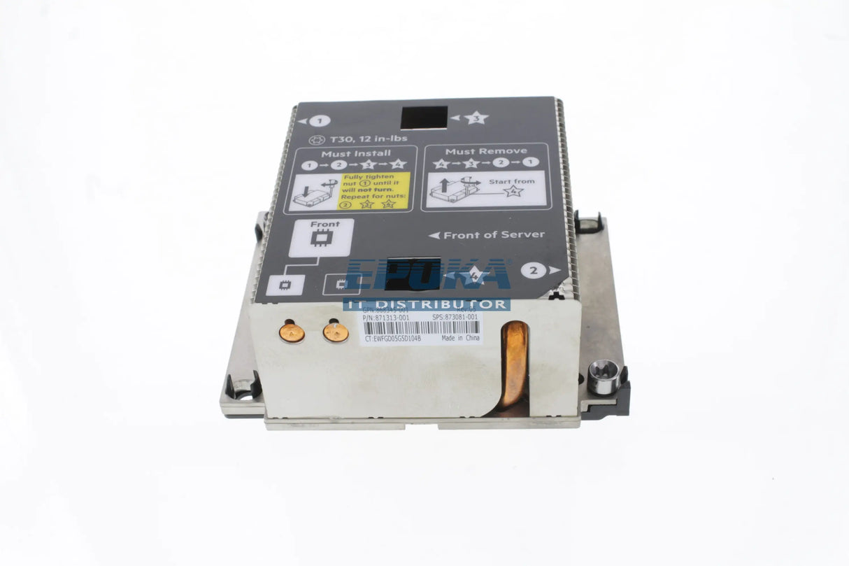 HP 873081-001 HP Synergy 480, 660 G10 Front Heatsink