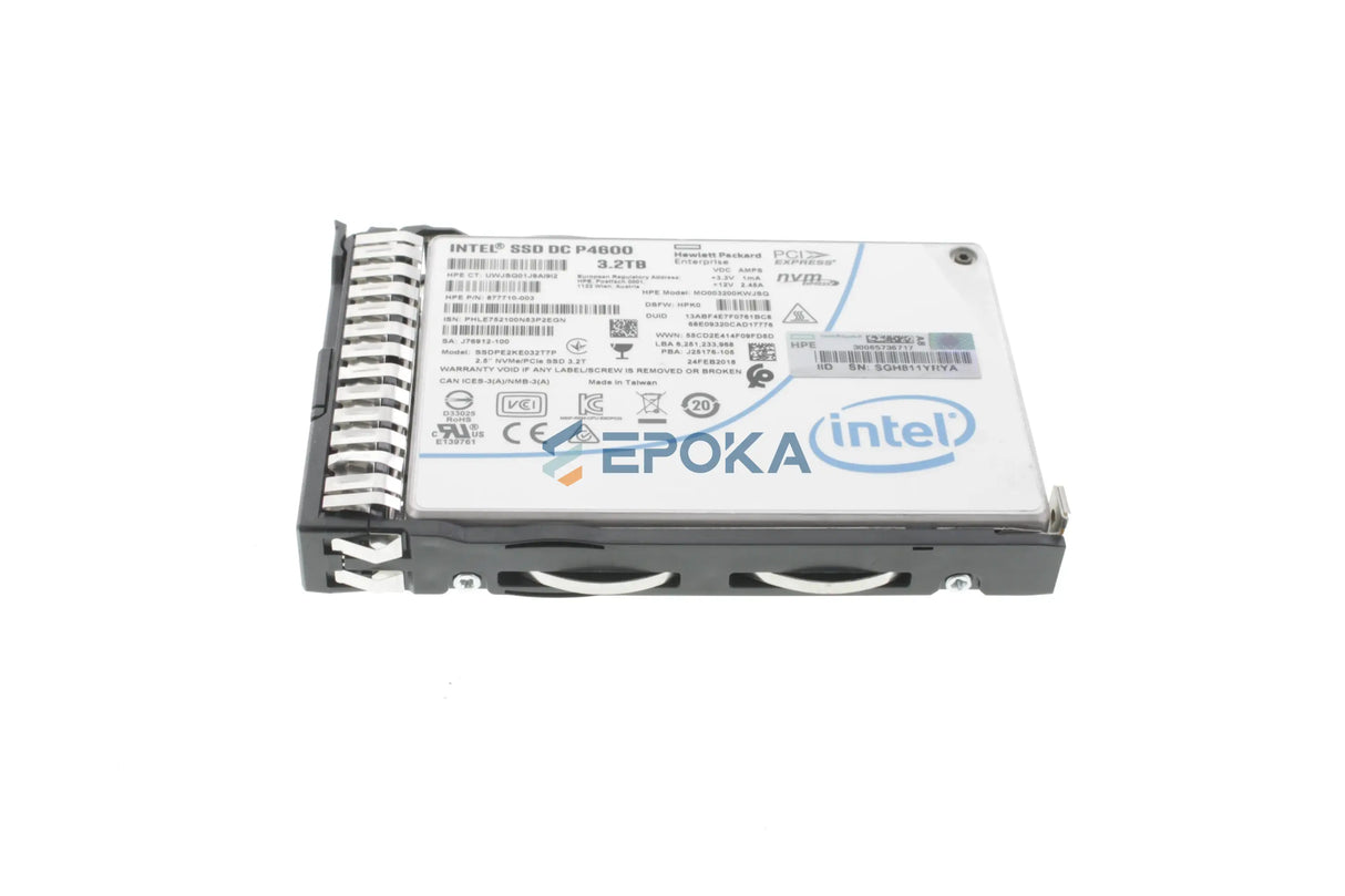 HPE 3.2TB NVMe x4 Lanes Mixed