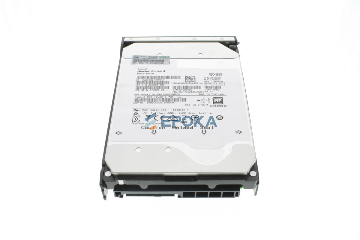 HP 12TB SAS 12G Midline 7.2K LFF (3.5in) HDD