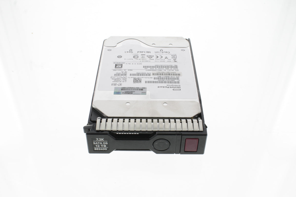 HPE 12TB SATA 6G 7.2K LFF (3.5in) SC He 512e DS HDD