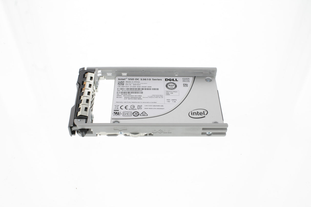 Dell 9F3GY Disk 800GB SSD 6G SATA 2.5" MU MLC