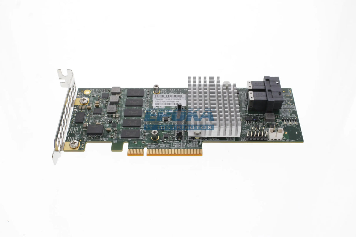 SuperMicro A0C-S3108L-H8IR SUPERMICRO AOC-S3108L-H8IR BC3108 8PORT 12Gbps SAS/SATA controller