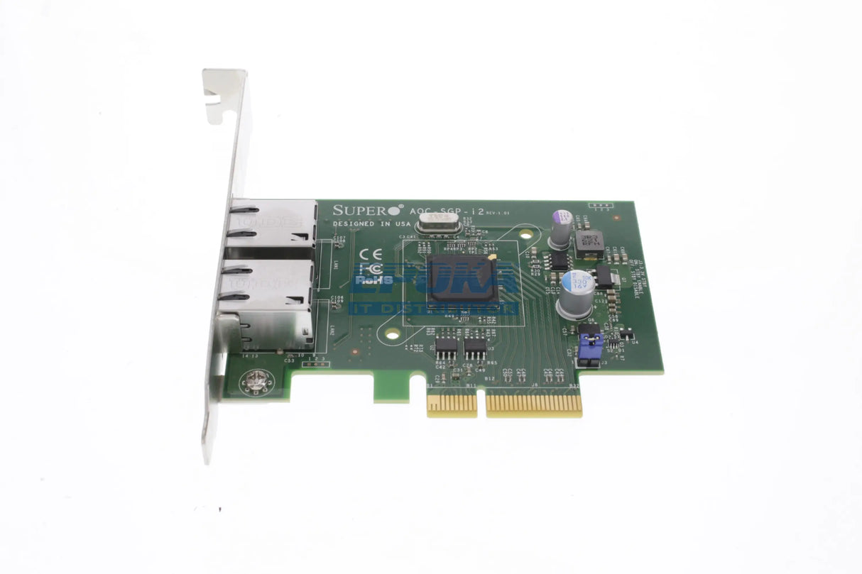 SuperMicro AOC-SG-I2 SuperMicro NIC 1GbE Intel i350 PCI-E x4 Dual Port