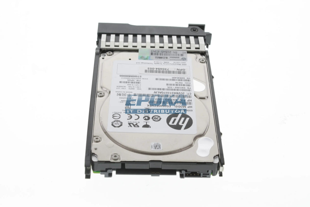 HP C8S58A HP MSA 600GB 6G SAS 10K SFF (2.5-inch) Dual Port Ent