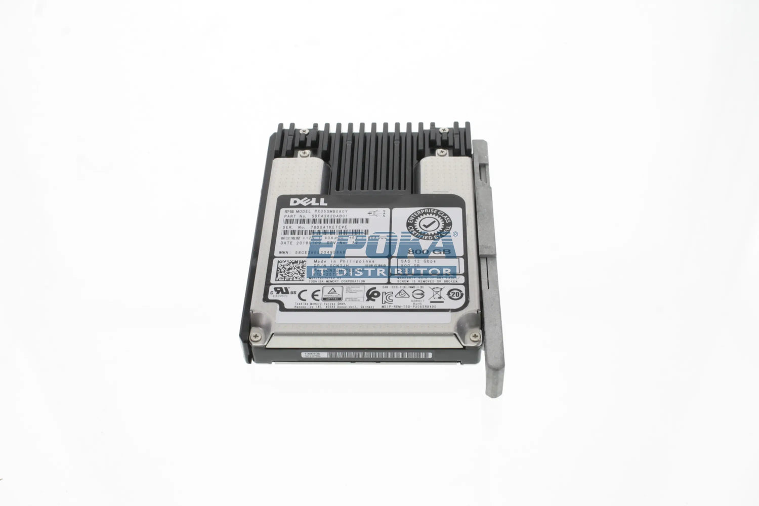 Dell CN3JH Disk 800GB SSD 12G SAS 2.5" WI MLC