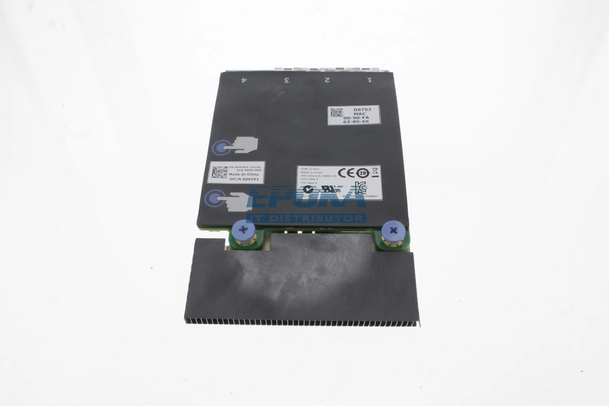 Dell D6T93 Dell Emulex OneConnect QP 10G SFP+ NDC