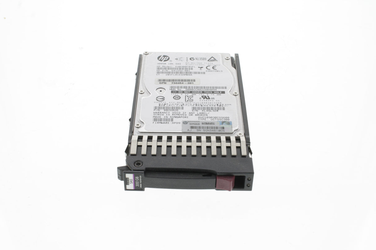 HP E2D55A HP MSA 300GB 6G SAS 10K SFF(2.