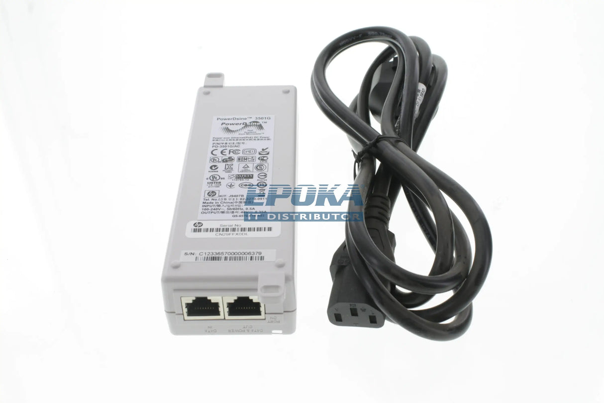 HP J9407B HP 1-port Power Injector