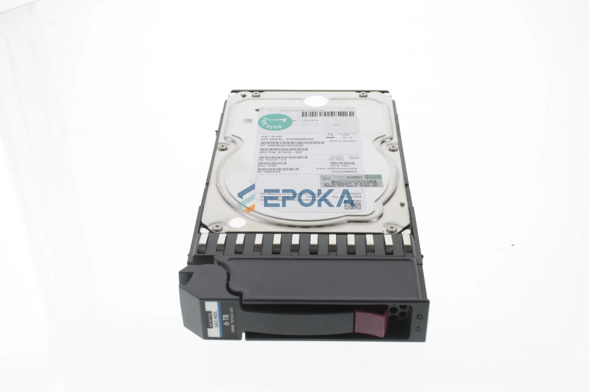 HP MSA 6TB SAS 6G 7.2K LFF (3.5in) HDD