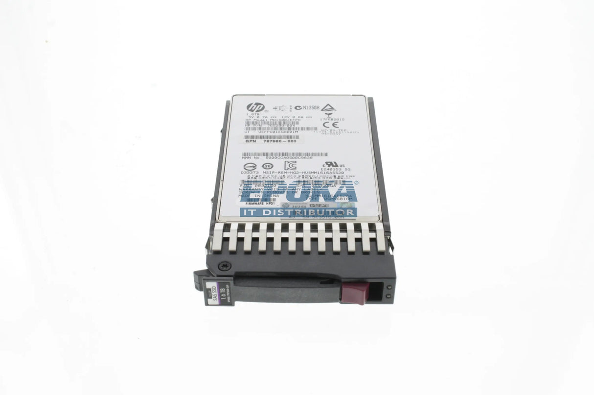 HP J9F39A HPE MSA 1.6TB SAS 6G ME SFF (2.5in) SSD