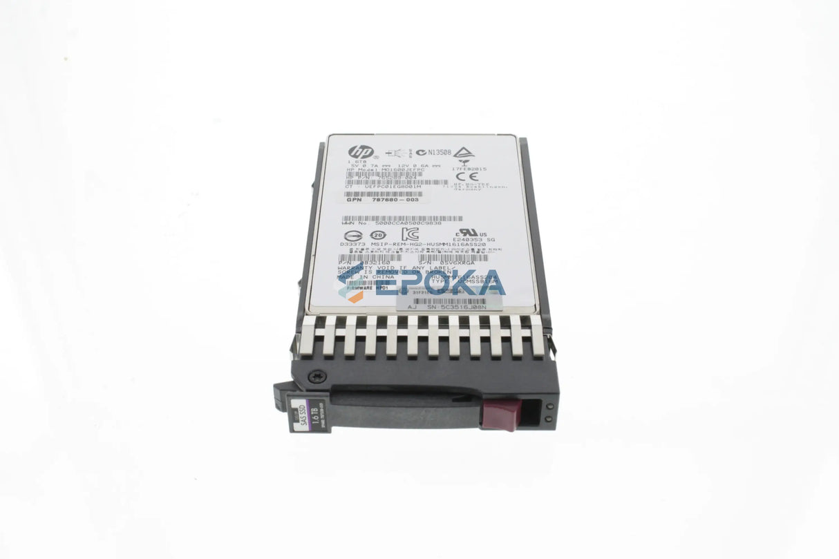 HPE MSA 1.6TB SAS 6G ME SFF (2.5in) SSD